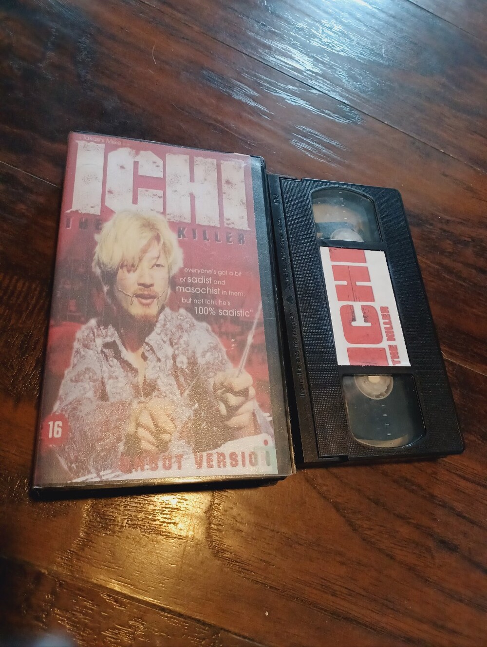 RARE ICHI The Killer VHS Tape - Custom Made Japanes Horror Y2k